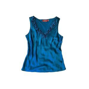 OSCAR DE LA RENTA SILK TOP